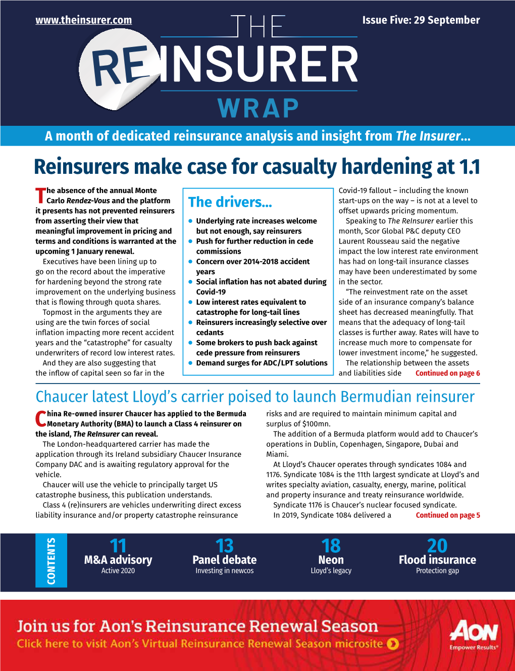 Reinsurers Make Case for Casualty Hardening At