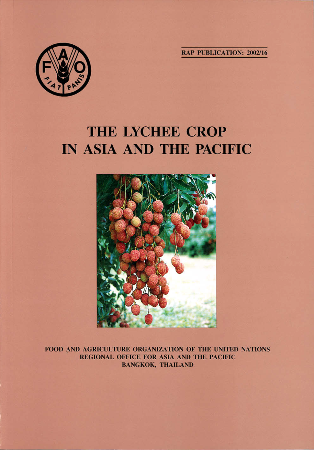 The Lychee Crop in Asia and the Pacific