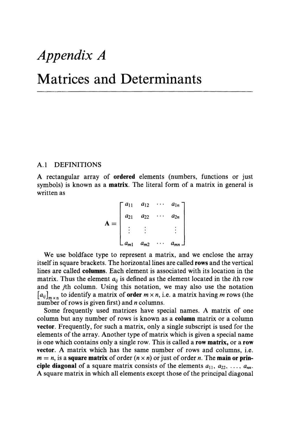 Matrices and Determinants