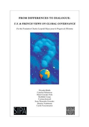 US and French Perspectives on Global Governance