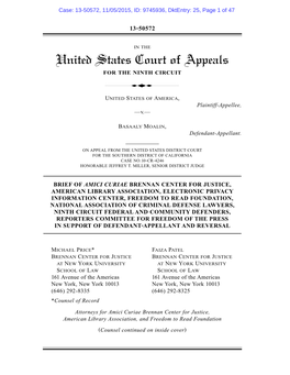 Amicus Briefs on Behalf of Itself and Others in Cases Involving