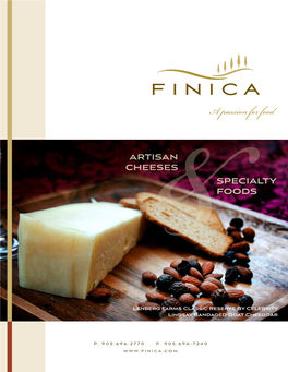 Artisan Cheeses &Specialty Foods