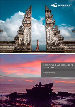 Beautiful Bali Highlights & Culture