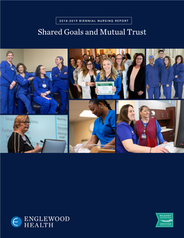 Shared Goals and Mutual Trust DEDICATION
