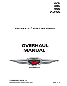 O-200 Overhaul Manual