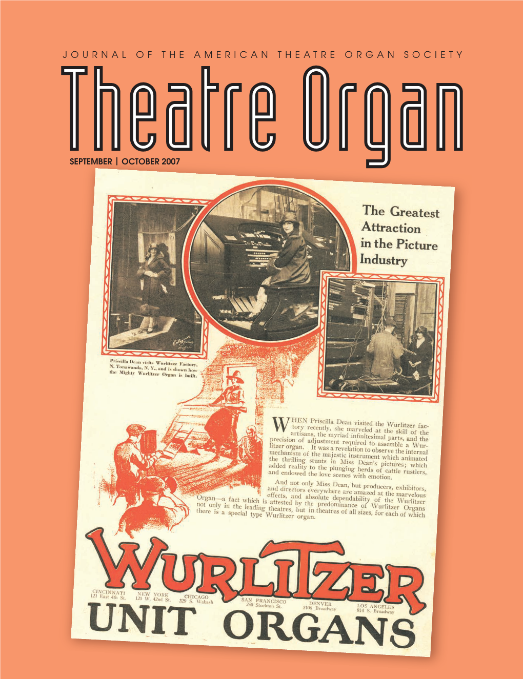 The Wurlitzer Pipe Organ: an Illustrated History by David L