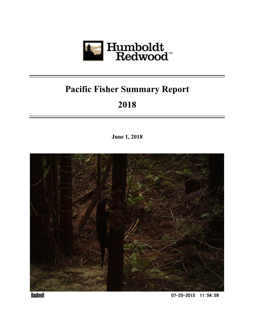 2018 Pacific Fisher Report