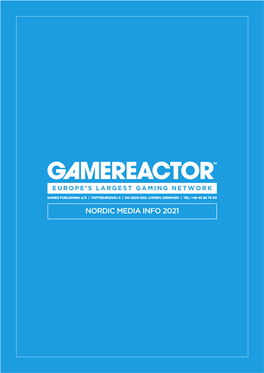 Nordic Media Info 2021 Gamereactor Online