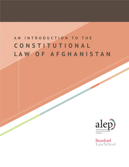 Constitutional Law of Afghanistan