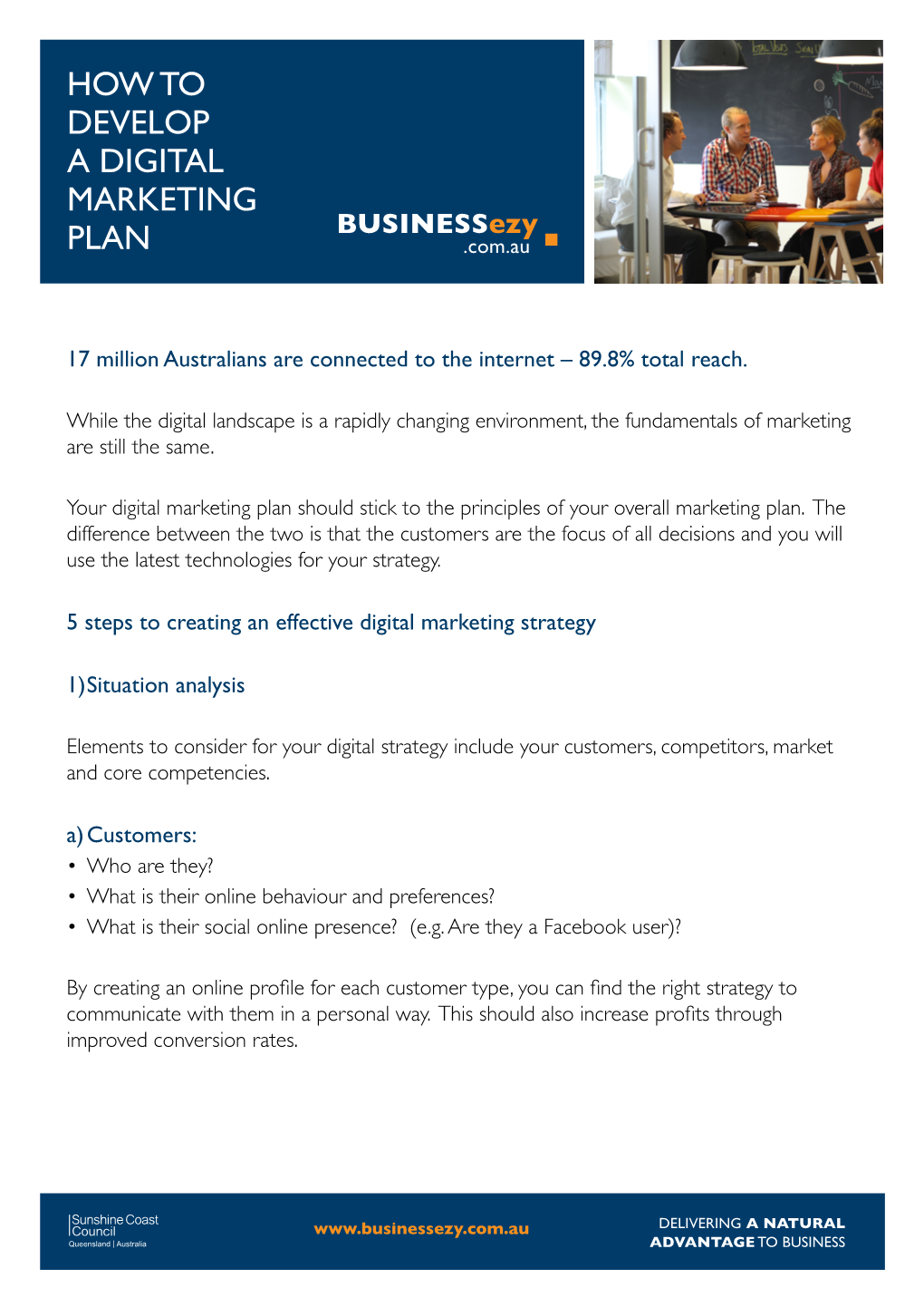 How to Develop a DIGITAL Marketing Plan
