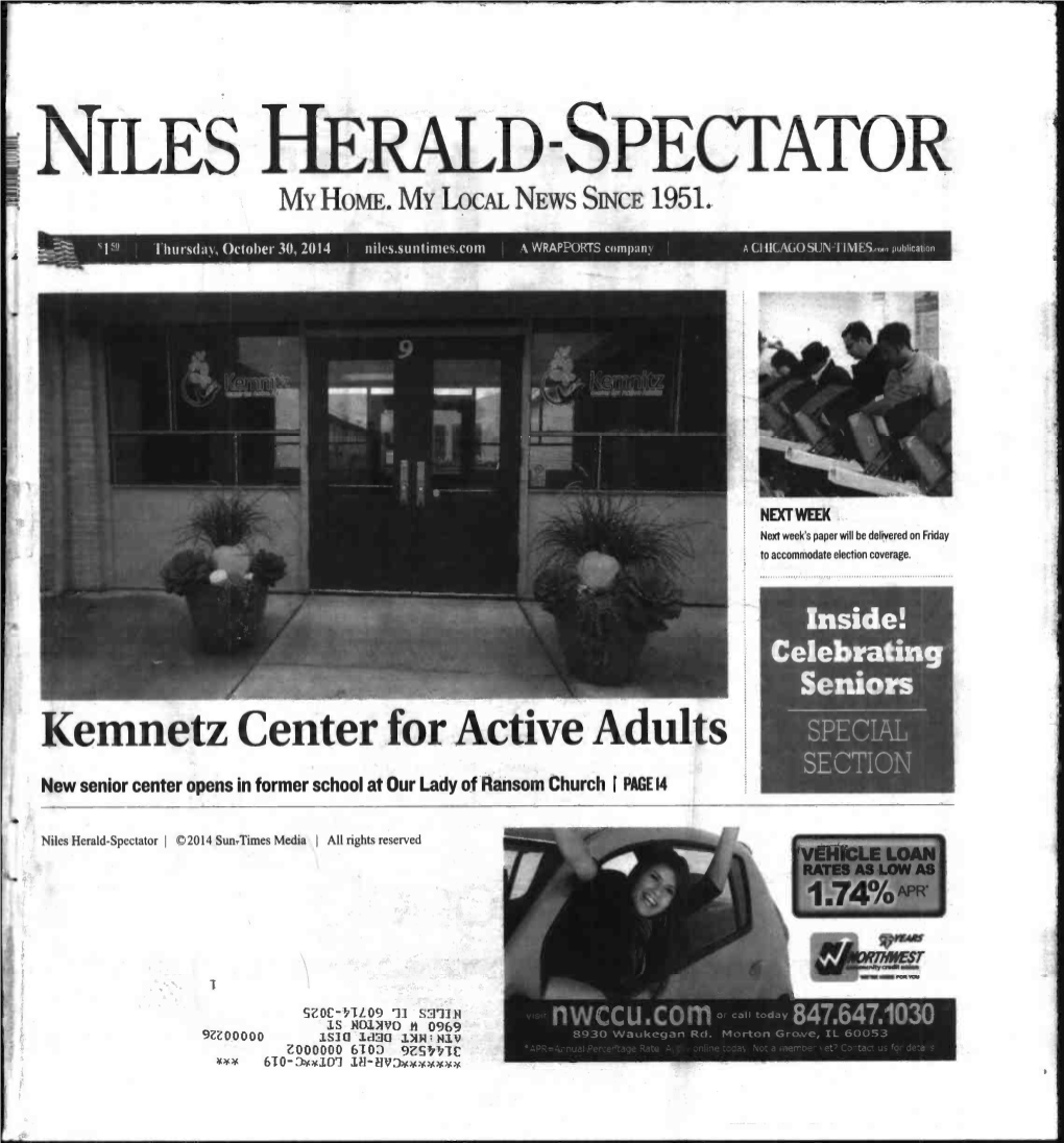 NILES HERALD-SPECTATOR I M Hoiw