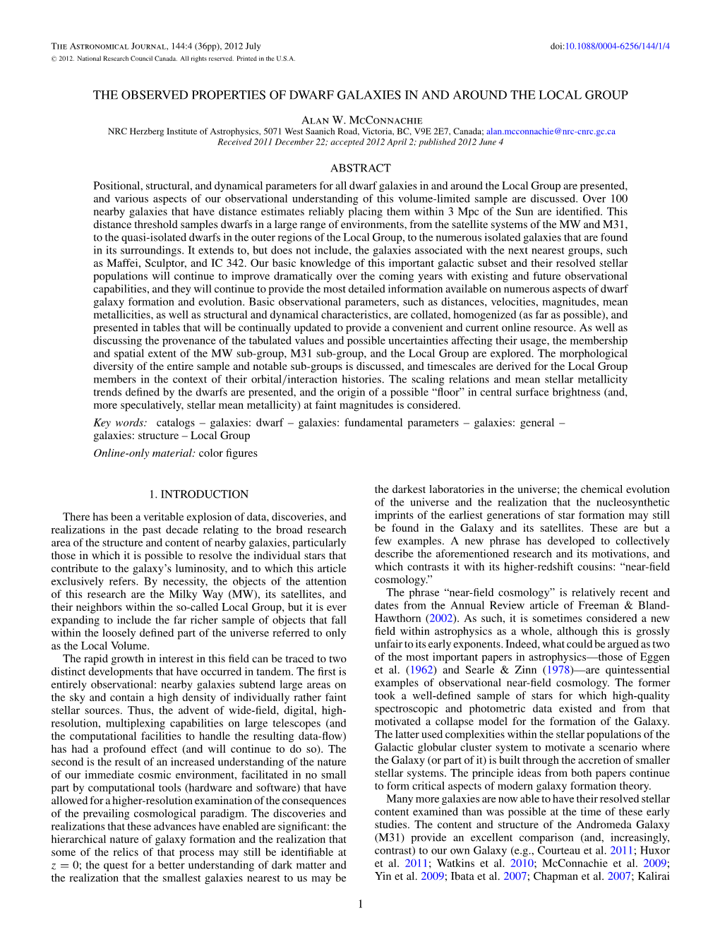 The Observed Properties of Dwarf Galaxies in and Around the Local Group