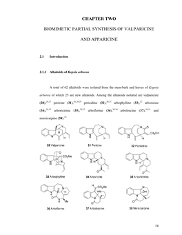 Chapter Two Biomimetic Partial Synthesis Of
