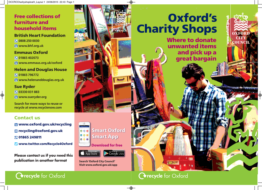 Oxford's Charity Shops