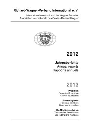 Jahresberichte Annual Reports Rapports Annuels