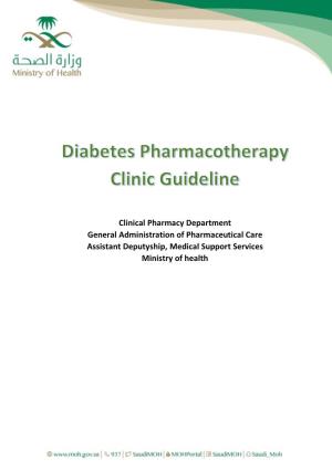Diabetes Pharmacotherapy Clinic Guideline