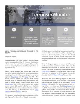 Terrorism Monitor That Umar Is Suffering from a Serious Kidney Problem That Affected First One and Now Both Kidneys, and Has Left Him Fighting for His Life