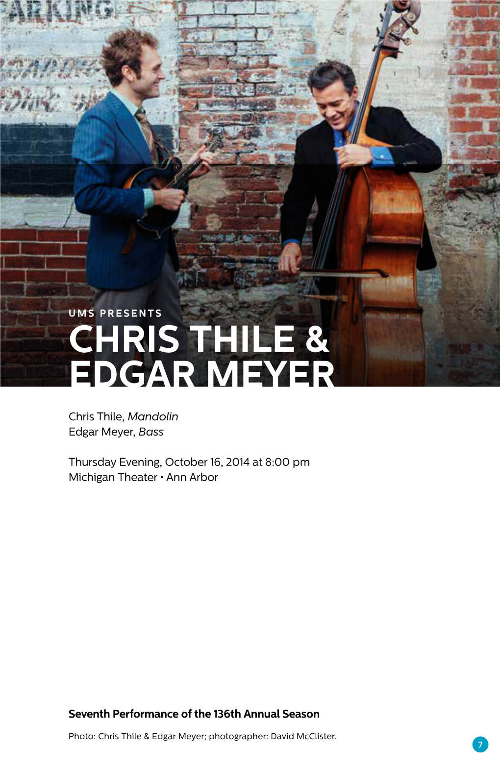 Chris Thile & Edgar Meyer