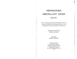 Midwestern Miscellany Xxxix