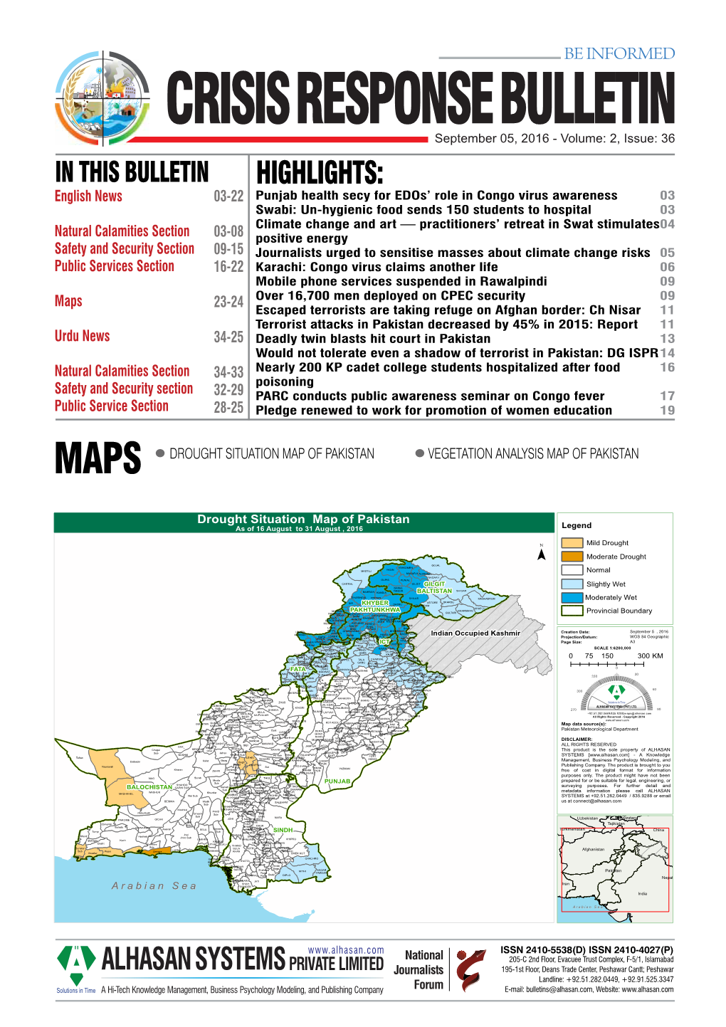 Crisis Response Bulletin