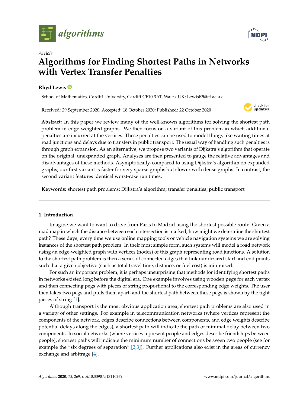Algorithms for Finding Shortest Paths in Networks with Vertex Transfer Penalties