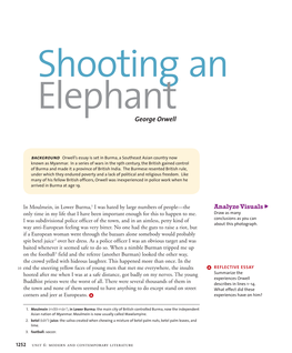 Shooting an Elephant George Orwell