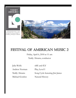 Festival of American Music 2
