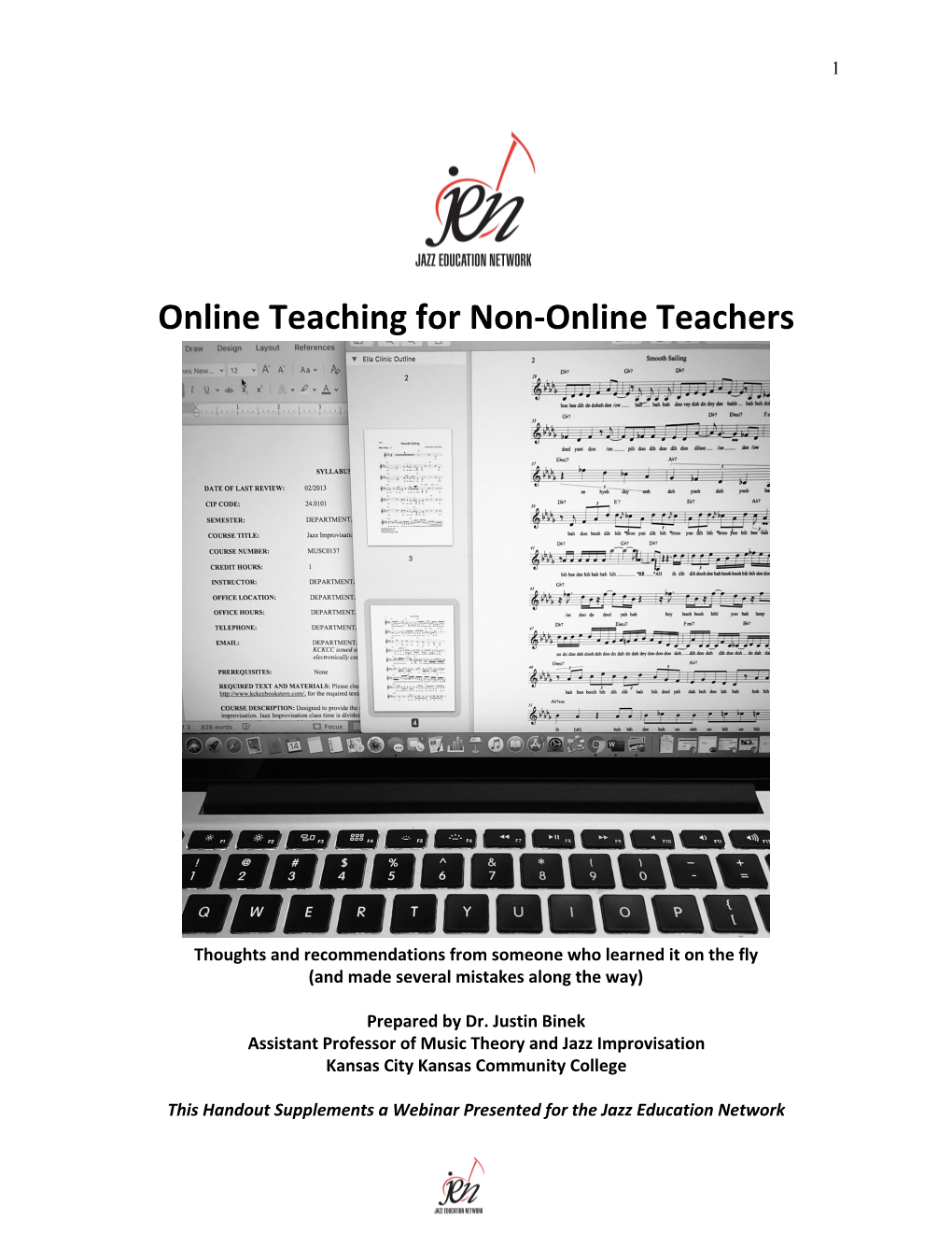 Online Teaching for Non-Online Teachers