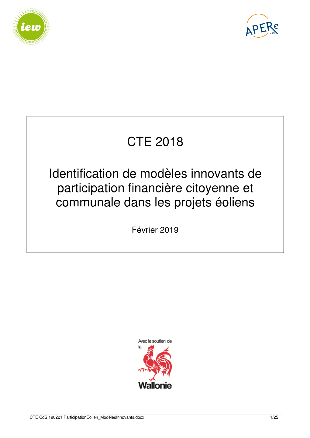 CTE Cds 190221 Participationeolien Modèlesinnovants.Docx 1/25