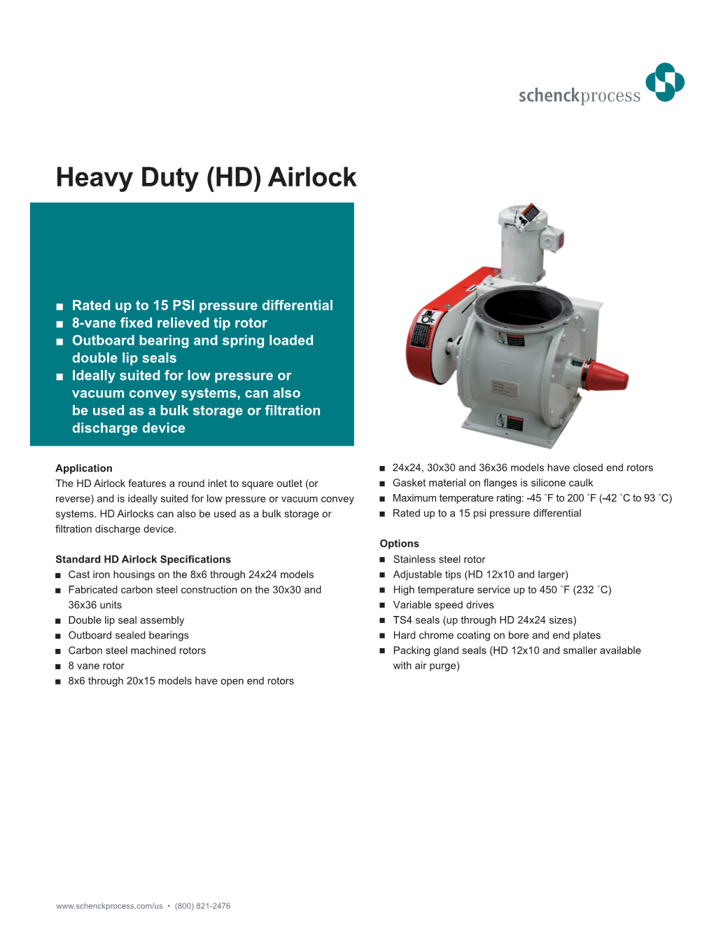 Heavy Duty (HD) Airlock