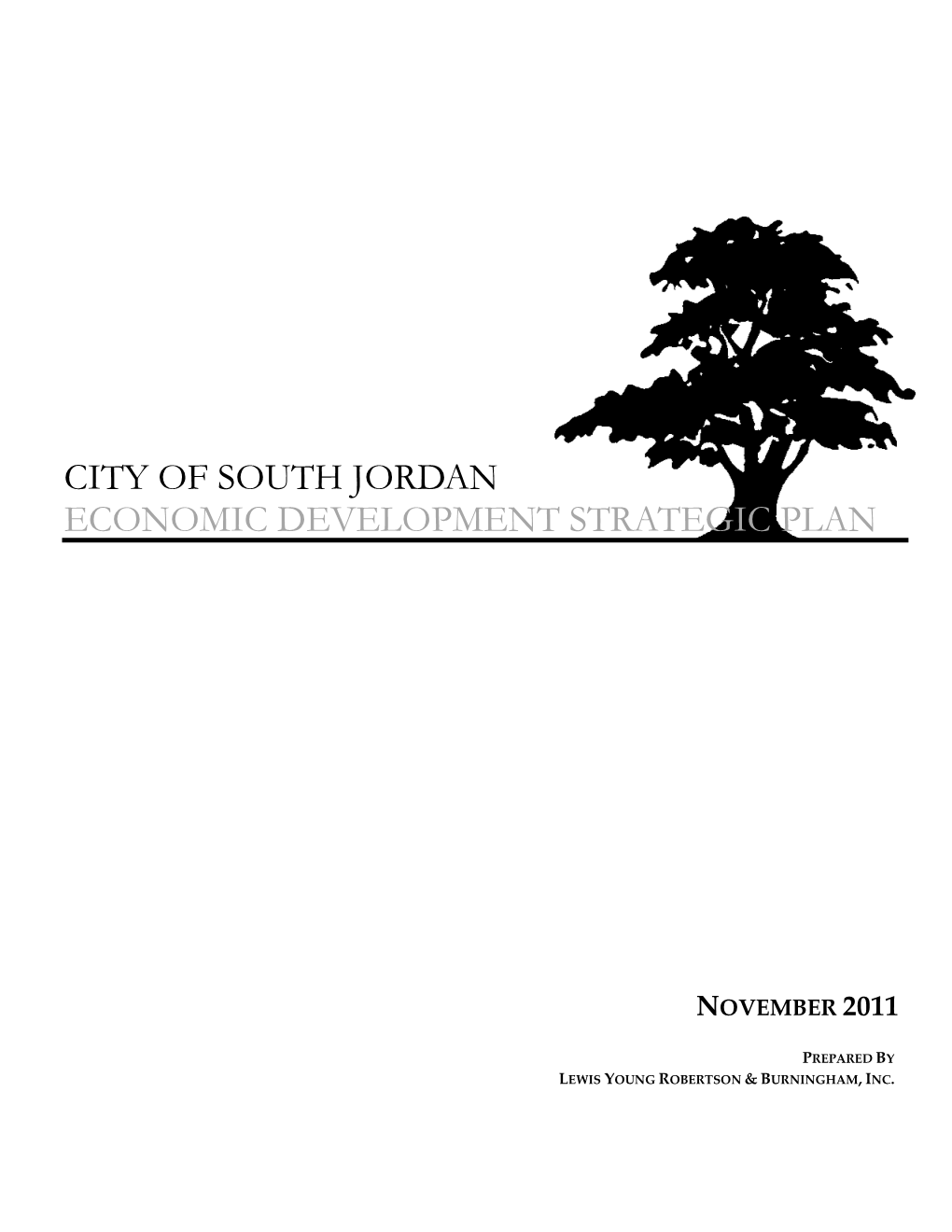 South Jordan Economic Development Strategic Plan