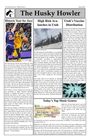 The Husky Howler – 2020-21 Issue 7 March 2021