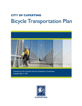 City of Cupertino Bicycle Transportation Plan