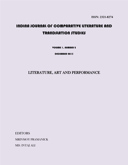 Indina Journal of Comparative Literature and Trandslation Studies