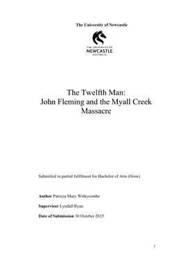 John Henry Fleming and the Myall Creek Massacre