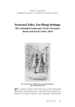 Seasonal Tales, Far-Flung Settings. the Unfamiliar