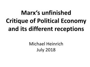 Marx and Marxism: Difference Between Marx's
