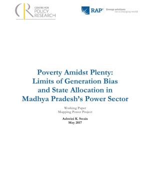 Limits of Generation Bias and State Allocation in Madhya Pradesh's