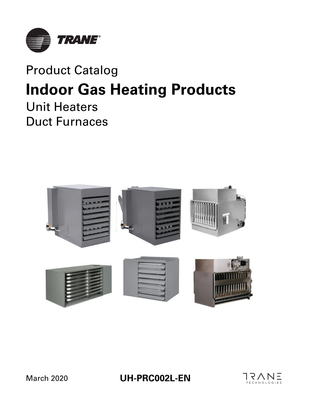 Indoor Gas Heating Products Unit Heaters Duct Furnaces