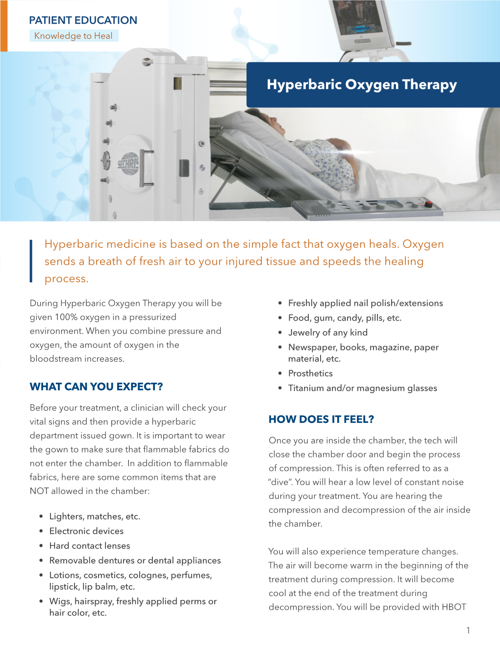 Hyperbaric Oxygen Therapy