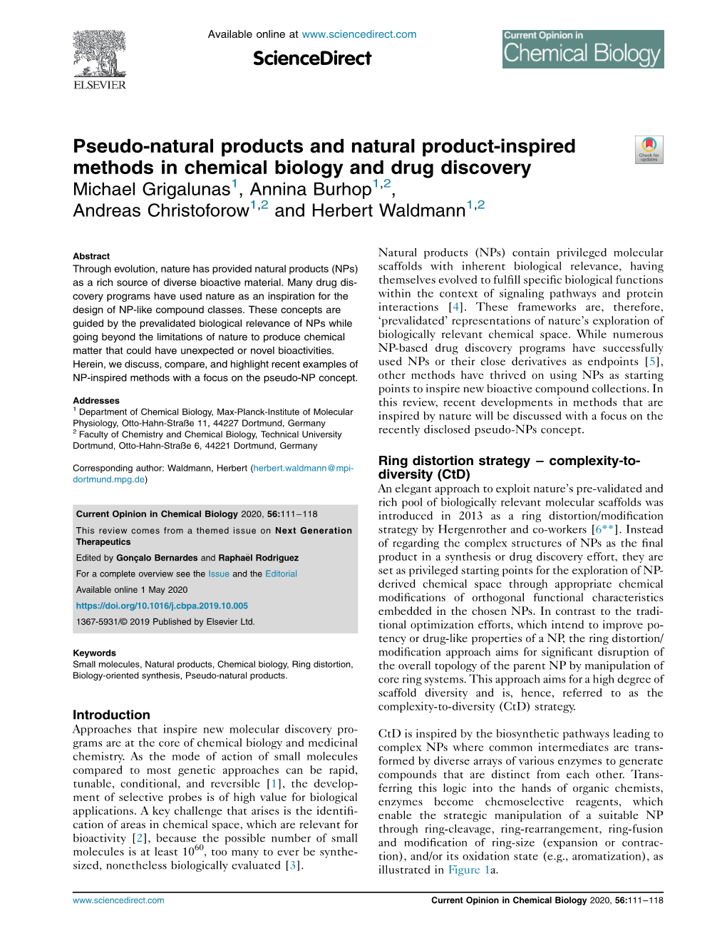 Pseudo-Natural Products and Natural Product-Inspired Methods In