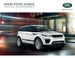 Range Rover Evoque Vehicle Accessories