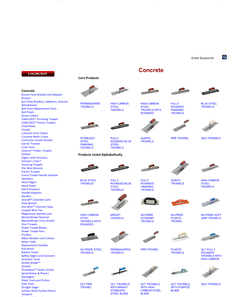 Marshalltown - Concrete - Finishing Trowels