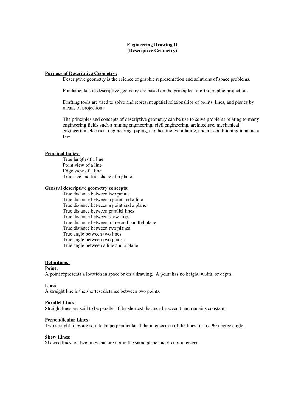 Engineering Drawing Ii