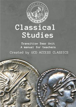 UCD Access Classics Transition Year Unit for Teacher 2020