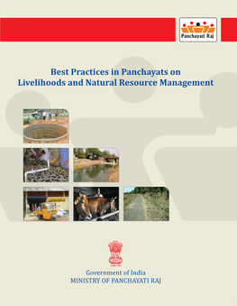 Best Practices in Panchayats on Livelihoods and Natural Resource Management