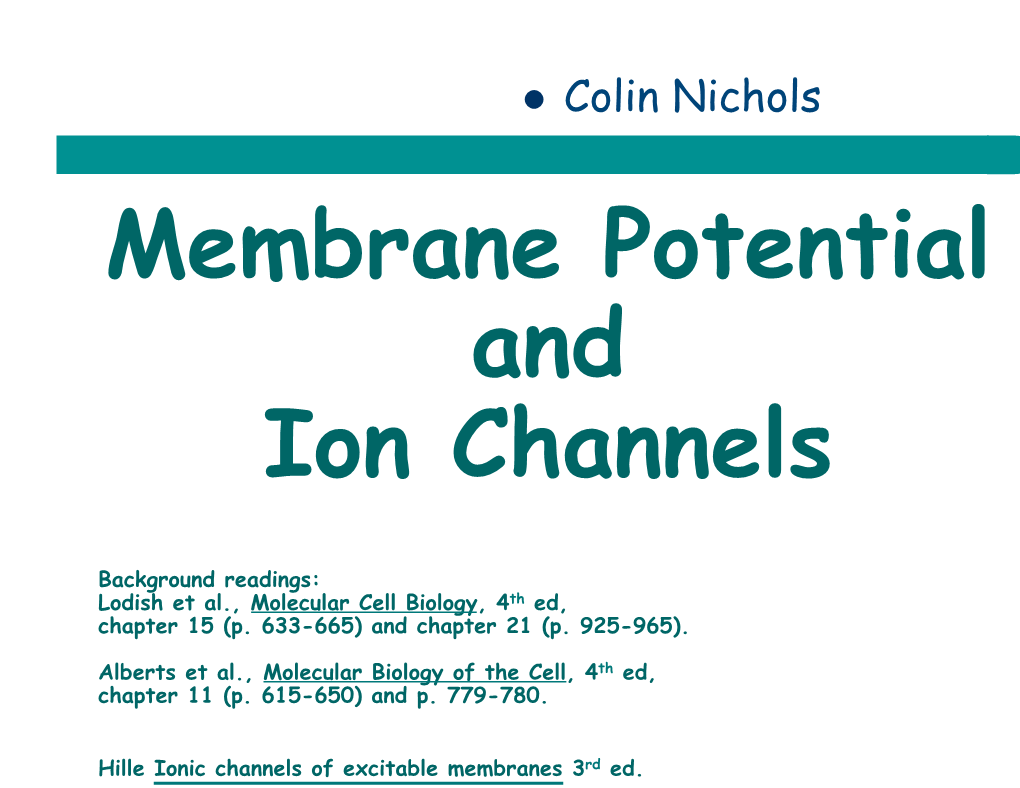 Cell Membrane Potential-CN