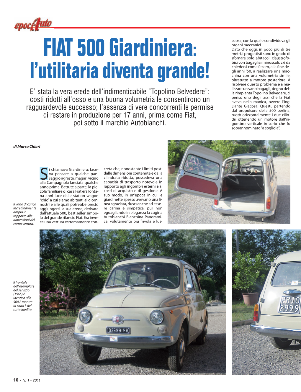 FIAT 500 Giardiniera