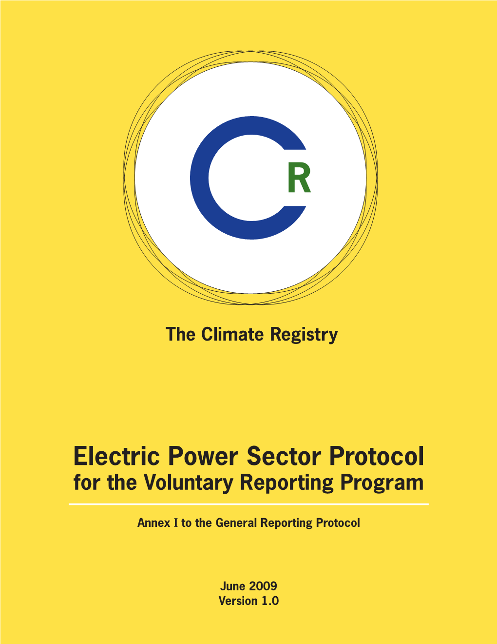Electric Power Sector Protocol for the Voluntary Reporting Program