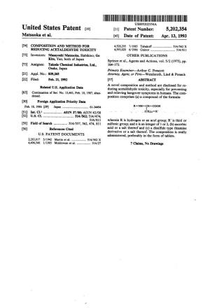 |||||||||||||III US005202354A United States Patent (19) (11) Patent Number: 5,202,354 Matsuoka Et Al